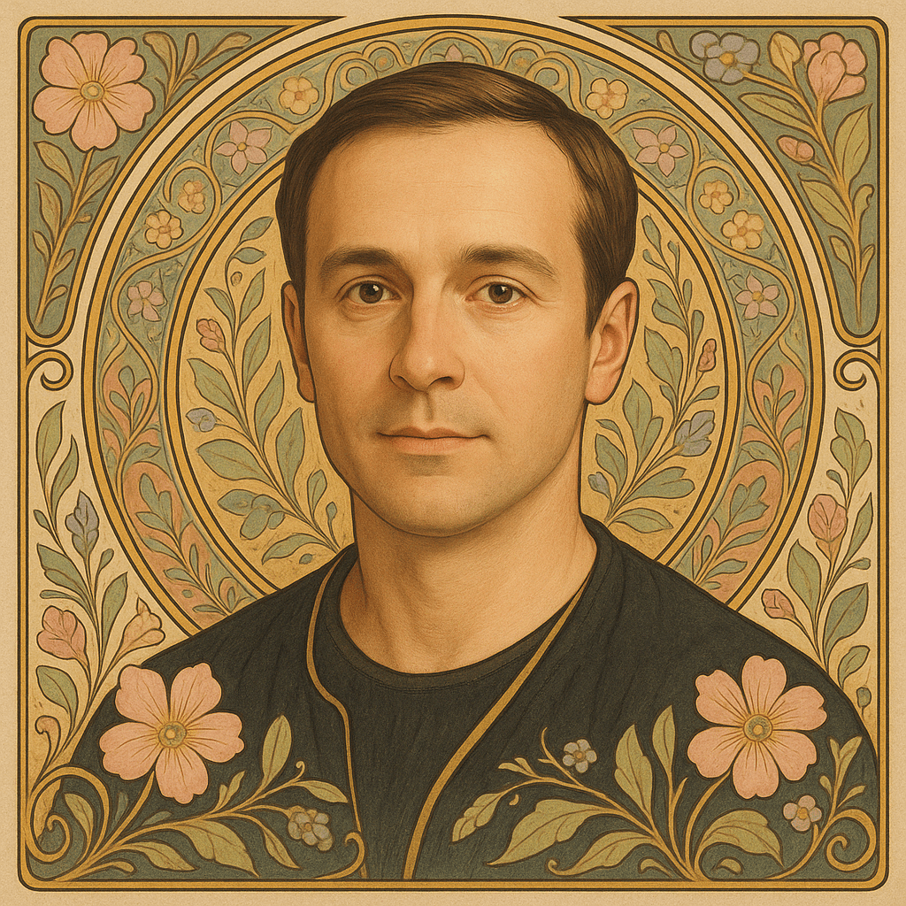Art Nouveau portrait style